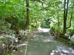 A culvert went under the tramroad here, but rebuilt with the modern road, but see the next photo, ST 1779 9705, August 2012